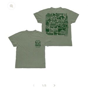 NWOT Noah Kahan We’ll All Be Here Forever Stick Season Tour Merch Tee Size Large